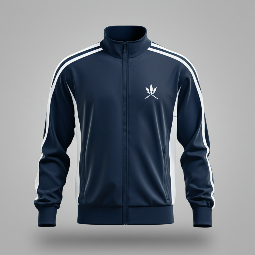 네이비 트랙 자켓